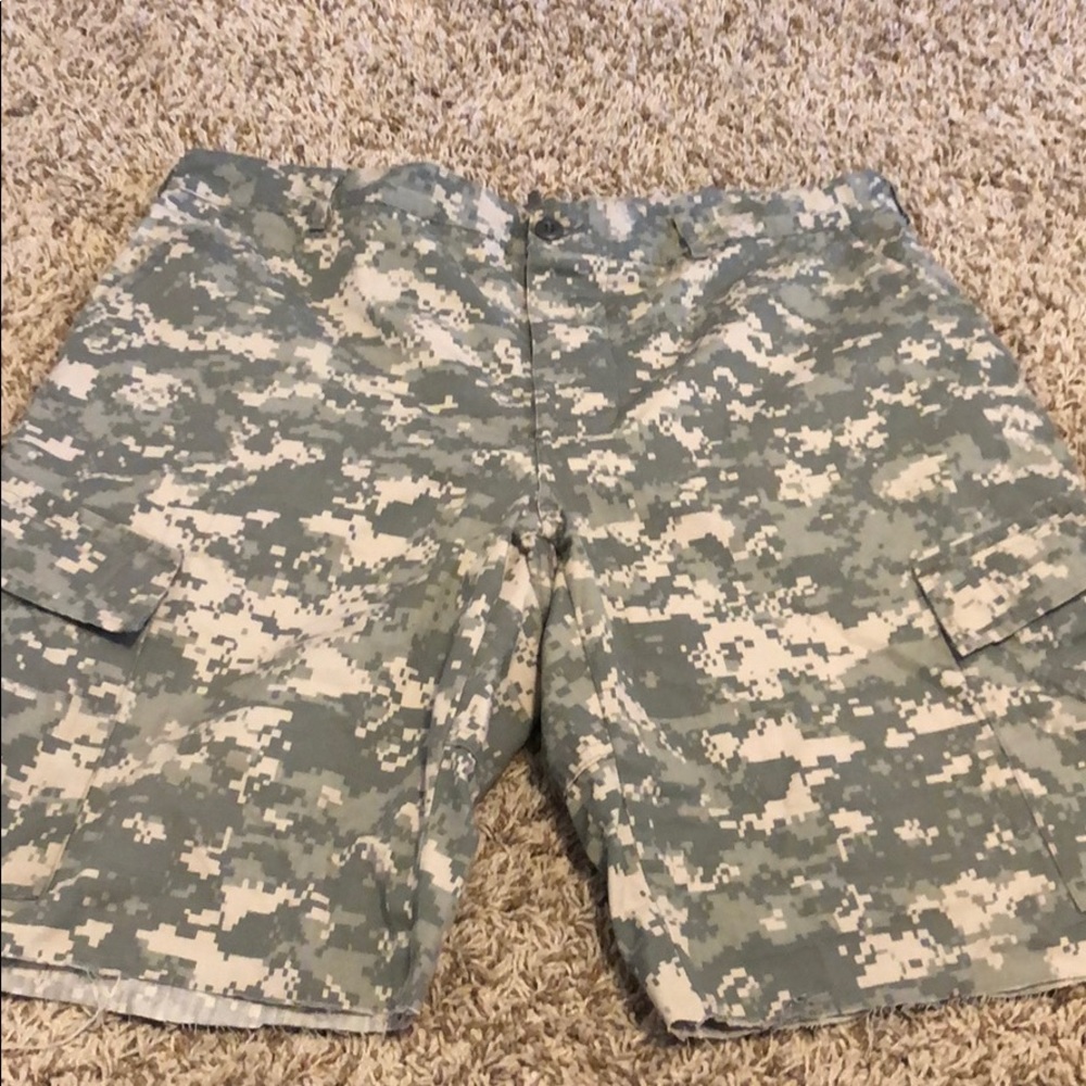 Digital camo authentic army issued cutoff shorts